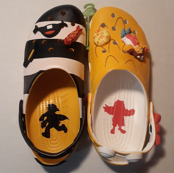 (New) Adult McDonald's Crocs Clogs Mixed Set (M8/W10) (M9/W11) - Picture 2 of 7